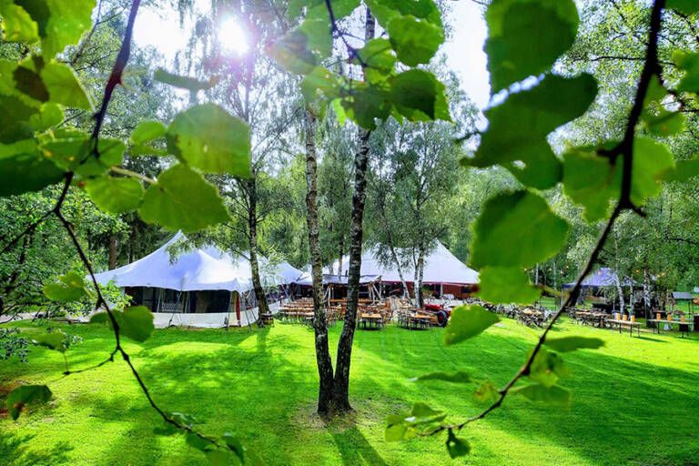 Nieuwe evenementenlocatie in het bos: Feel Good TentEvent